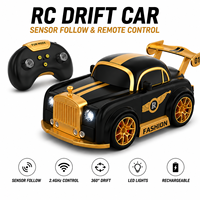 Voiture RC miniature intelligente à capteur, télécommandée, haute vitesse, pour drift, jouet de décompression de bureau, cadeau