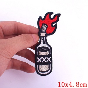 Parche de hierro para bebidas de varios estilos, bordado de dibujos animados, <span class=keywords><strong>Campari</strong></span>, jugo, café, <span class=keywords><strong>vino</strong></span>, parches para Decoración - Product Image 5