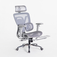 Chaise de bureau ergonomique Yazhi Arrival à double soutien lombaire, avec cadre en acier, accoudoirs 6D, inclinable et réglable en hauteur