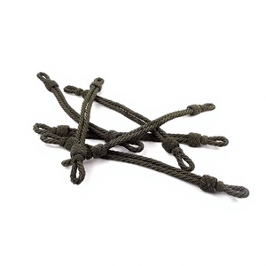 Black Cap Cord Decorative Twisted <b>Hat</b> Rope for Visor Cap Uniform Style Cap Trim Accessory for Formal and Event Wear - Product Image 1