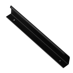 Resonance Hidden <b>Cabinet</b> Handle Flat Black Modern Minimalist Surface Mount Easy Installation Furniture Hardware - Product Image 3
