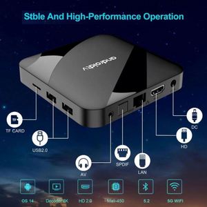 TV98 ATV W2 Amlogic S905W2 Quad Core 4GB RAM STB 8K HDR Lettore Multimediale in Streaming Smart <span class=keywords><strong>Internet</strong></span> Google Android 14 Set-top Box TV - Product Image 4