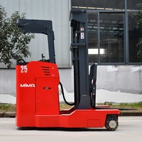 Chariot élévateur à fourche multidirectionnel MiMA TFC30 TFC40 pour manutention de matériaux longs, chariot à fourche à portée étendue, gerbeur électrique pour allées étroites, certifié CE