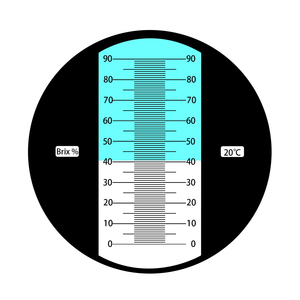 Ferramenta de medição de <span class=keywords><strong>brix</strong></span> alta precisão, 0 ~ 90%, refratômetro de <span class=keywords><strong>brix</strong></span> portátil, com atc, para bebidas de fruta e suco, xarope de mel - Product Image 6