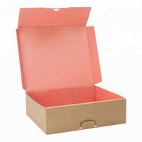 Boîte à livraison en Carton ondulé, colorée et personnalisée, 50 pièces