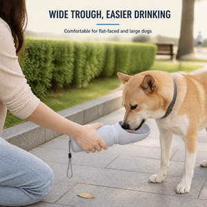 Botella de Agua Portátil de Silicona para Perros, 550 ml, Taza para Beber para Mascotas, Bebedero para Caminar al Aire Libre - Product Image 5