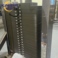 Máquina de remo sentado con selección de peso ergonómica Kaishi, equipo comercial de gimnasio para entrenamiento de fuerza de espalda media