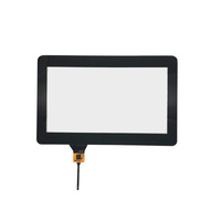 Pantallas táctiles PCAP transparentes de alta calidad personalizadas Panel de pantalla táctil de membrana Capacitiva Proyectada adhesiva grande de 3m de 10,1 pulgadas
