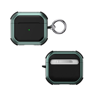 Funda Protectora Rígida Negra Personalizada para <span class=keywords><strong>Airpods</strong></span> de 2.ª y 3.ª <span class=keywords><strong>Generación</strong></span>, Funda Suave de TPU para <span class=keywords><strong>Apple</strong></span> <span class=keywords><strong>Airpods</strong></span> Pro - Product Image 1
