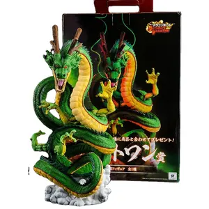 LINDA boneka panjang naga, patung Dekorasi Pvc boneka Shinryu iciban Kuji Super Hero Shenlong