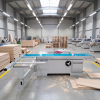 Moyenne et grande machine de découpe de contreplaqué de meubles scie à table coulissante de précision scie circulaire multifonction pour le travail du bois