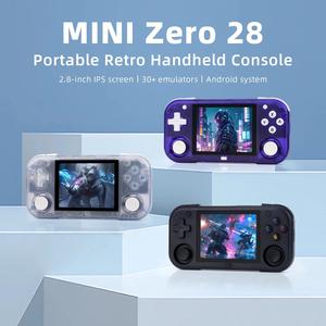 Mini <span class=keywords><strong>Zero</strong></span> 28 classico portatile Console di gioco 2.8 'schermo portatile Retro Console di gioco Android Linux sistema Pocket Game Player - Product Image 3