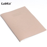 Cuadernos de escuela primaria baratos de fábrica Lehui, papel rosa, tamaño A4, 80 páginas, libro de ejercicios forrado para niños de escuela