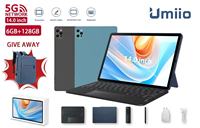 Nouvelle Tablette PC UMIIO 16 MAX 14 Pouces Android 15, 5G WiFi, 512 Go de Stockage, 12 Go de Mémoire de Travail, Clavier et Télécommande, 10 Cœurs, GSM, Rembourrée