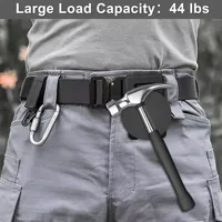 Porte-outils magnétique antidérapant de haute qualité avec clip ceinture en métal, accès rapide, détachable et réglable