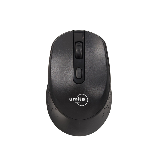 Wireless USB Mini Office Ergonomic Mouse with LED Backlit-Rechargeable & Silent Click for Business Users
