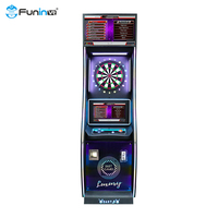 Machine à fléchettes électronique à monnayeur, jeu de fléchettes à écran tactile avec système de notation LED pour bar, centre de jeux et salle d'arcade