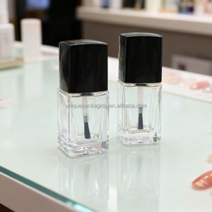 Bouteille de <span class=keywords><strong>vernis</strong></span> à <span class=keywords><strong>ongles</strong></span> en gel UV rectangulaire de 13ml 15ml sur mesure bouteille de <span class=keywords><strong>vernis</strong></span> à <span class=keywords><strong>ongles</strong></span> vide avec capuchon et brosse noirs - Product Image 6