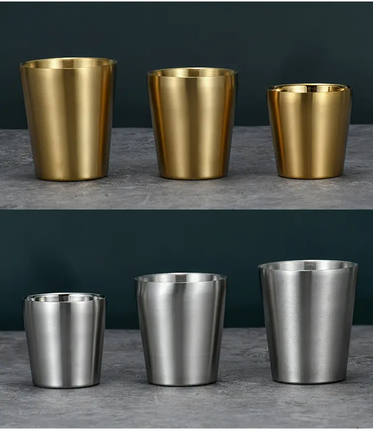 s6001 Double wall stainless steel pint drink cups Vacuum insulation party beer mugs