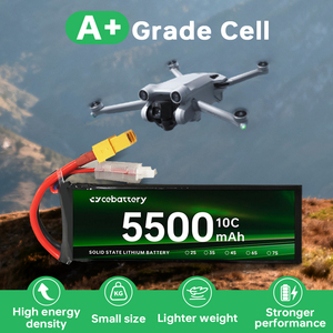 CEBATTERY FPV Drone pili 3S <span class=keywords><strong>6S</strong></span> 5500mah 9600mah 11000mah XT60 fiş ile 22000mah katı hal <span class=keywords><strong>Lipo</strong></span> pil paketi - Product Image 2