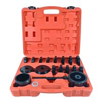 23 Pcs Alat Pengangkat/Pemasang/Pelepas Bearing Baja Penggerak Roda Depan (FWD) dengan Kotak Penyimpanan Keras