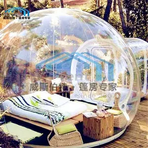 Igloo-cúpula impermeable para exteriores, gran cúpula desmontable impermeable de PVC para acampada, Hotel, tienda de campaña geodésica