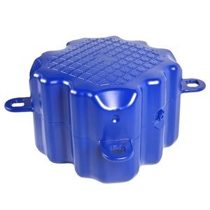Plastic floating pontoon platform