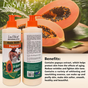 Crème <span class=keywords><strong>Lotion</strong></span> Corporelle de Luxe Hydratante Éclaircissante pour la <span class=keywords><strong>Peau</strong></span> à l'Acide Kojique et à la Papaye en Vente Flash - Product Image 2