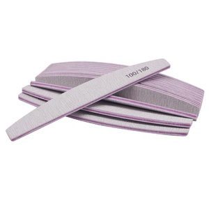 Chất lượng hàng đầu 80/80 100/100 100/180 Emery Board Nail tập tin chuyên nghiệp Double Side tinh thể mạnh mẽ biểu tượng tùy chỉnh Nail tập tin 80/80 - Product Image 4