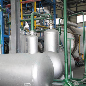 Máquina de pirólisis y destilación de proceso de craqueo catalítico de plásticos de desecho de última tecnología para obtener combustible diésel - Product Image 3