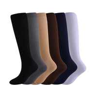 Logo personnalisé Accepter Chaussettes de compression de haute qualité 168N 15-20mmhg 200N 20-30mmhg Chaussettes de compression pour femmes