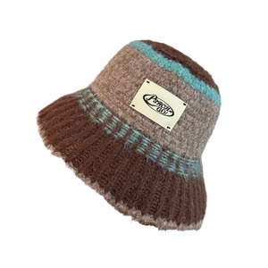 Korean Style Knitted Bucket <b>Hat</b> Black Beige Coffee Red <b>Purple</b> Warm Autumn Winter Unisex Fisherman <b>Hat</b> Shade Spring Fall - Product Image 4