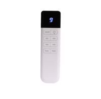 Télécommande à code roulant 4 boutons YET2195 pour portail coulissant, portée 100m, étanche, compatible domotique