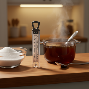 เครื่องวัดอุณหภูมิน้ำตาลสำหรับมืออาชีพในครัว ขนาด 30 ซม. 5 ซม. แบบสองสเกล สำหรับทำขนม - Product Image 3