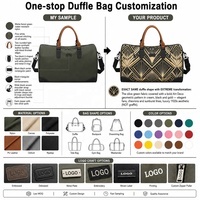 Sac de voyage en nylon personnalisé avec logo, coins renforcés, sangle réglable et grande capacité pour les voyages