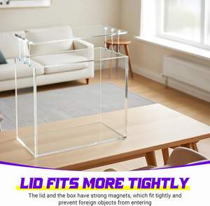 Портативный акриловый футляр для бустеров Pokémon с УФ-защитой, магнитный, полированный, для рекламы и промоакций, современный, предварительно собраный - Product Image 2