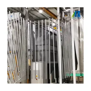 Línea de producción de recubrimiento en polvo de perfil de aluminio vertical del fabricante de China
