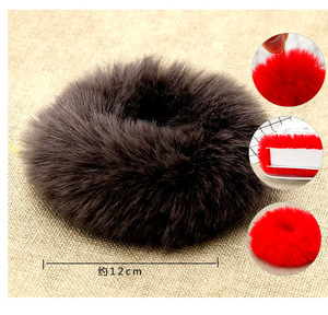 Fourrure <span class=keywords><strong>Cheveux</strong></span> Chouchous Mignon Élastique Bandes De <span class=keywords><strong>Cheveux</strong></span> Filles Artificielle Fausse Fourrure Chouchou Bande Moelleux Anneau Corde Cravate <span class=keywords><strong>Cheveux</strong></span> Accessoires - Product Image 6