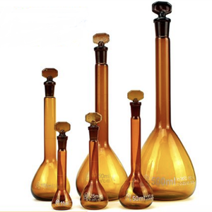 Tianlian ขวดแก้วตวง3.3,กระติกน้ำปริมาตรบอโรซิลิเกตใสหรือสีเหลืองอำพันคลาส50ml-2L ฝาปิดแบบสแนป - Product Image 3