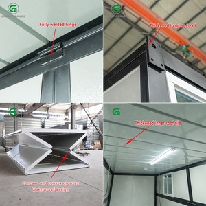 Maison conteneur pliable <span class=keywords><strong>de</strong></span> 20 pieds, maison pliable portable, maison modulaire extensible avec terrasse et auvent, installation rapide - Product Image 5