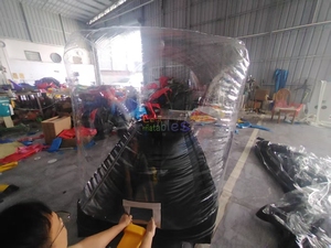 2.8*1.1*1.6M Clear <strong>Inflatable</strong> Garage Motorcycle Tent Cover Small <strong>Car</strong> Electric Bike Temporary Outdoor Storage for <strong>Protection</strong> - Product Image 2