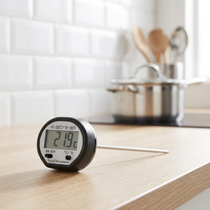 Termómetro Digital de Lectura Instantánea con Pantalla LCD para Cocina, -45~200°C ° Función de Apagado Automático C - Product Image 1
