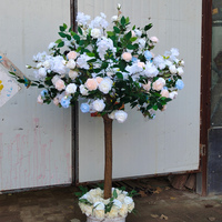 BL-AT15 Künstlicher Kirschblütenbaum für Hochzeitsdekoration, Innen- und Außenbereich, Abschlussfeier, Geburtstag, Tischdekoration, Anpassbare Farbe, 90cm