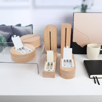 Vente flash - Lampe de nuit LED personnalisée - USB - Bois de hêtre 3D - Base rectangulaire - Style moderne minimaliste - Thème amour - Décoration d'intérieur personnalisée