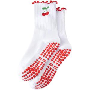 <span class=keywords><strong>Calcetines</strong></span> de Yoga de punto de equipo blanco primavera absorbente de sudor para adultos Pilates Fitness correr deportes mujeres YOUKI al por mayor - Product Image 6