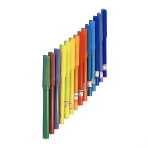12/24/36/48 Colors Washable Non-Toxic Water Based Ink Extremely Fine Color Marker Pen For Student
