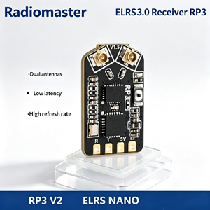 Récepteur Nano Diversity RadioMaster RP3 ELRS3.0 2.4G à double antenne, fréquence de rafraîchissement 500Hz, télémétrie CRSF, récepteur FPV UAV - Product Image 2