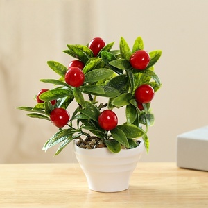 Árboles Frutales Artificiales, Bonsái de Paisaje, Árboles Frutales Simulados, Plantas Artificiales en Maceta para Decoración del Hogar, Cocina y Hotel - Product Image 2