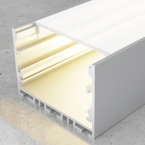 Profilo in alluminio da 2 metri per illuminazione 12v/24v - ideale per cornici e strutture di supporto in progetti fai-da-te - Product Image 1