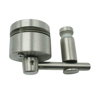 Loquet de toilette indicateur classe 1 design moderne accessoire de cloison de salle de bain en acier inoxydable pour appartement hôtel pour indiquer